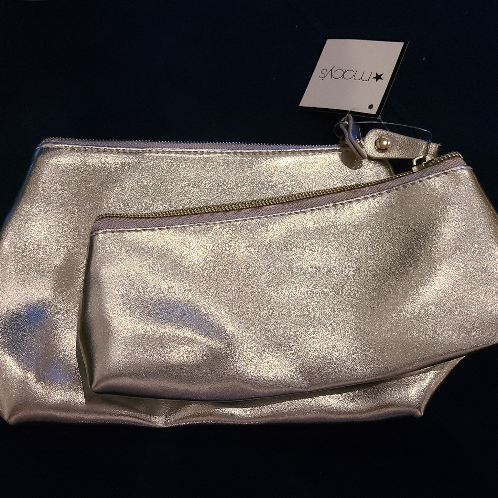 Silver Makeup set 2 bags for 1